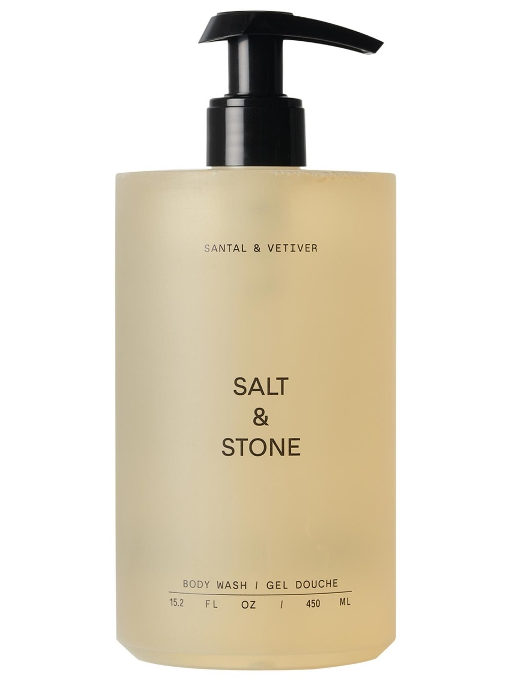 SALT & STONE Santal & Vetiver Gel Body Wash w/ Pump 15.2 fl oz (450mL)